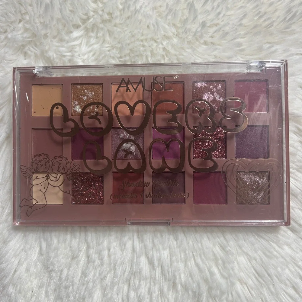 Amuse‎ Lovers Lane 18 Color Shadow Palette Matte Shimmer Glitter Brand New